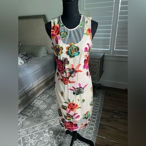 Alexia admor floral mesh dress
